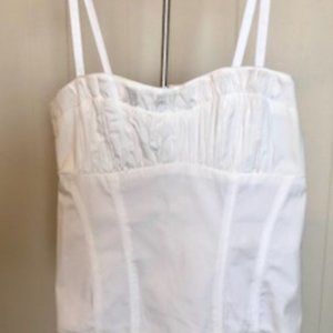 Nanette Lepore "Corset-style" cotton top